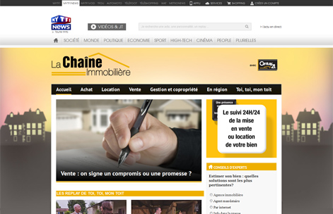 Lancement de la chaîne immobilière CENTURY 21 sur myTF1news