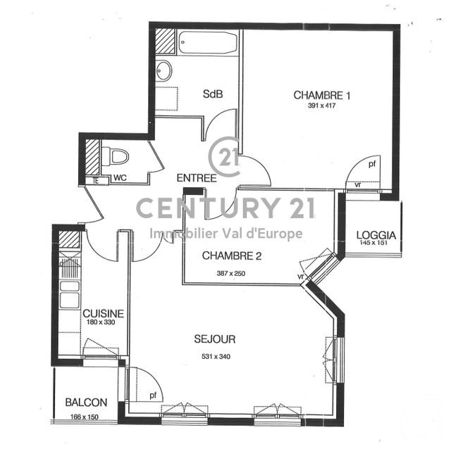 appartement - BUSSY ST GEORGES - 77